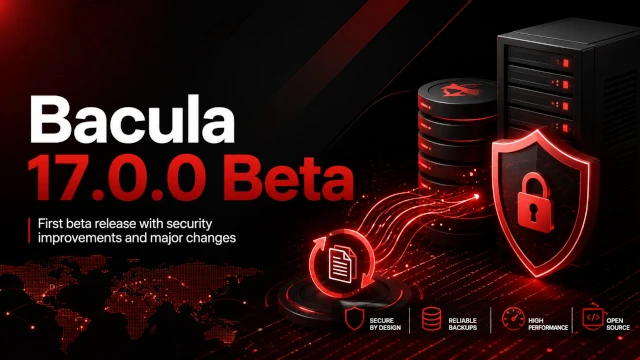 Bacula 17.0.0 Beta released with new security features and major changes