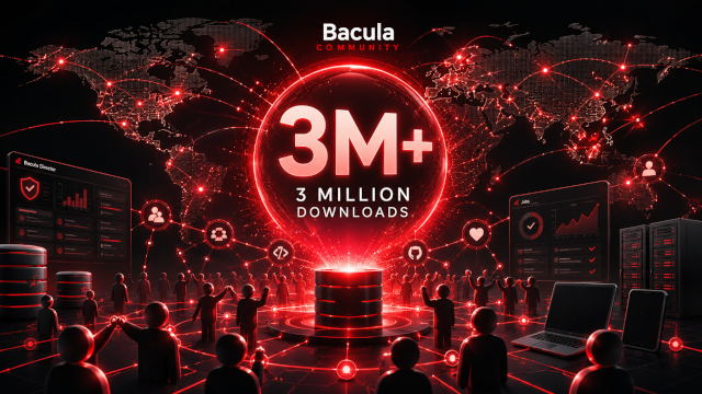 Bacula Community surpasses 3 million downloads!