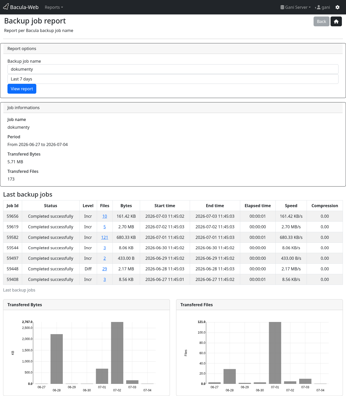 bacula-web-10.0.0-job-report